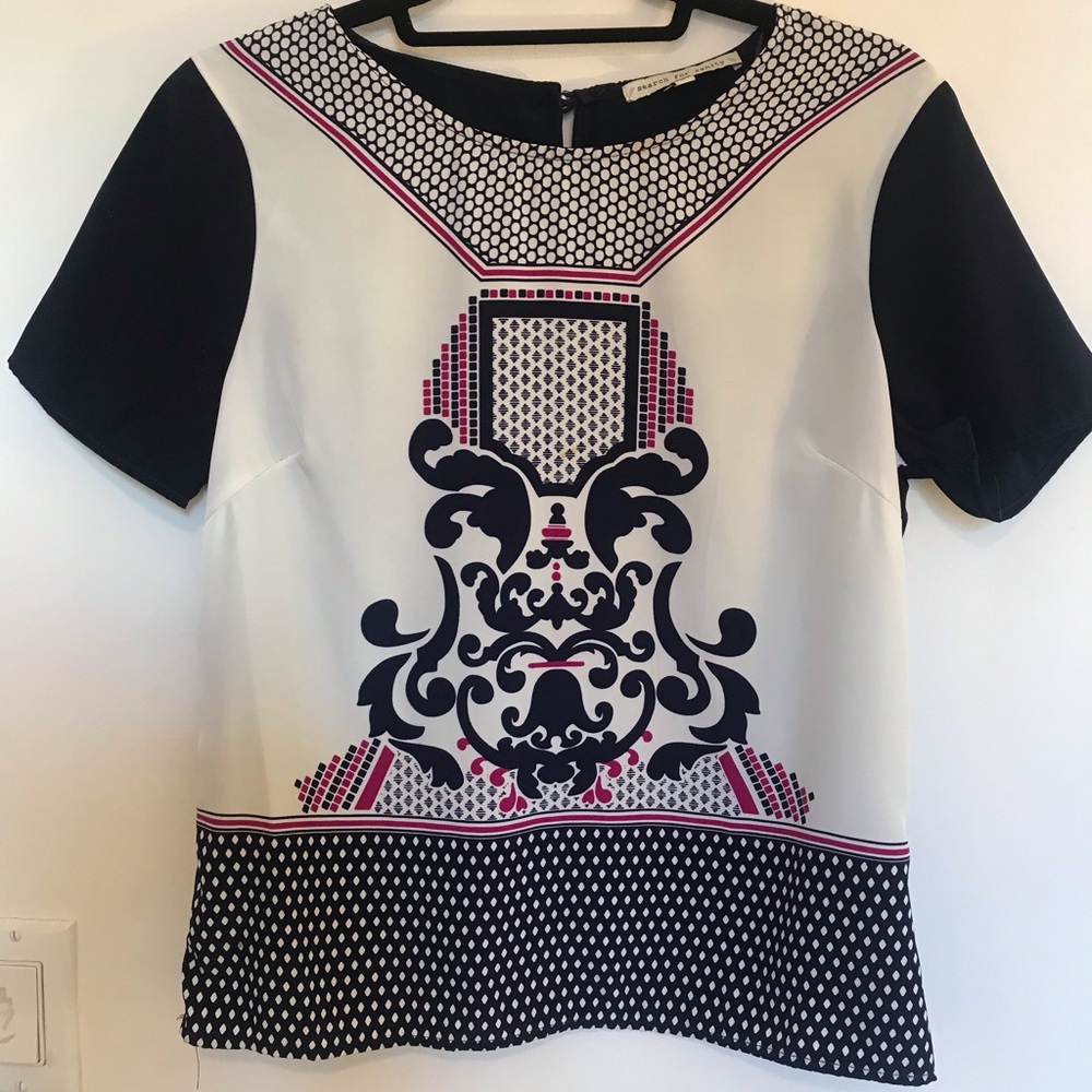 Search for sanity silk top.